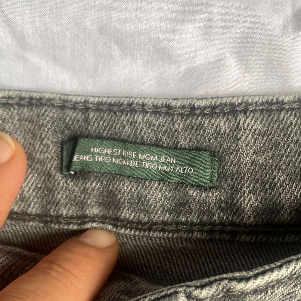 Wild Fable Charcoal Denim mom jeans - Picture 3 of 12